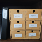 binder and bins