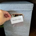 business card pocket – self adhesive – open long