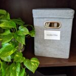 business card pocket – self adhesive – open long